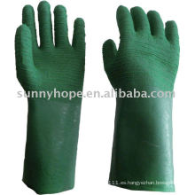 Guantes revestidos de látex